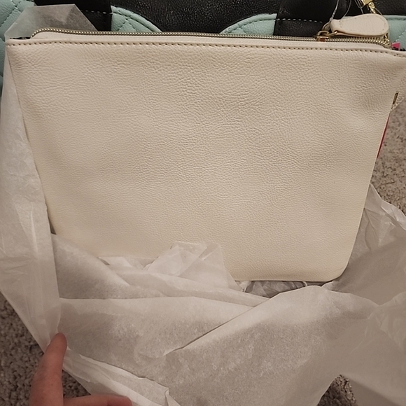 Betsey johnson Dip Satchel Mint With Removable Pouch - Picture 2 of 8